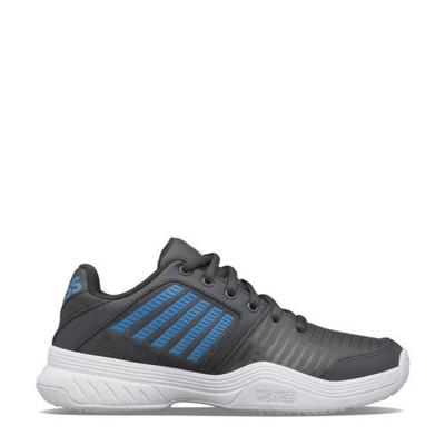 K-Swiss Court Express Omni tennisschoenen grijs/blauw K-Swiss Court Express Omni tennisschoenen grijs/blauw