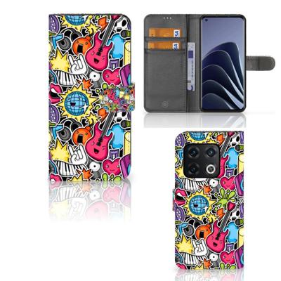 OnePlus 10 Pro | Wallet Case | met Pasjes | Punk Rock OnePlus 10 Pro | Wallet Case | met Pasjes | Punk Rock