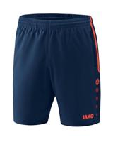 JAKO 6218D Short Competition 2.0 Dames - Navy/Flame - 34-36 - thumbnail