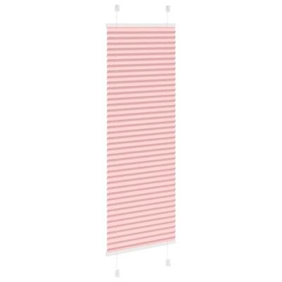 VidaXL Plissé rolgordijn 50x100 cm stofbreedte 49,4 cm polyester roze