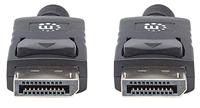 Manhattan 306935-CG DisplayPort-kabel DisplayPort Aansluitkabel DisplayPort-stekker, DisplayPort-stekker 1.00 m Zwart - thumbnail