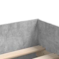Bedframe met lades betongrijs 90x190 cm - thumbnail