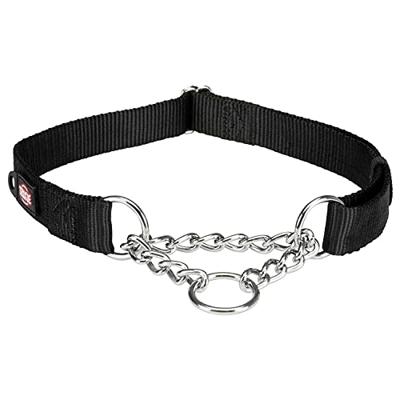 TRIXIE HALSBAND HOND PREMIUM HALFSLIP HALSBAND ZWART