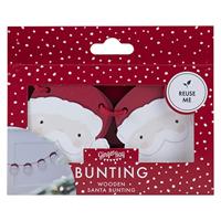 Ginger Ray slinger met kerstman 2 m | 10 stuks - thumbnail