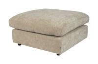 Zuiver Hocker 'Sense' Chenille, 92 x 92cm - thumbnail