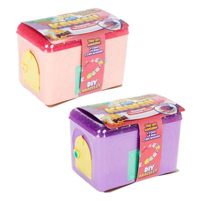 Toi-Toys So kawaii verrassingskist armband met kralen - 7dlg.