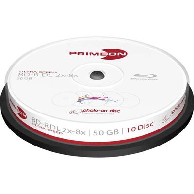 Primeon 2761312 Blu-ray BD-R DL disc 50 GB 10 stuk(s) Spindel Bedrukbaar Primeon 2761312 Blu-ray BD-R DL disc 50 GB 10 stuk(s) Spindel Bedrukbaar