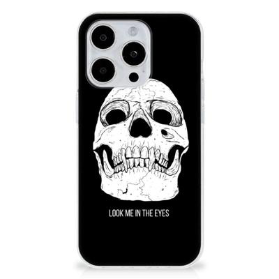 Silicone Back Case iPhone 15 Pro Skull Eyes Silicone Back Case iPhone 15 Pro Skull Eyes