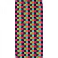 Cawö Cawo Lifestyle Karo Badlaken 7047 Multi-84 70x140 - thumbnail