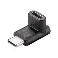 USB 3.2 GEN 1 Adapter (USB 3.0) - USB - C (F) naar USB - C (M) 90° - 5Gbit/s - USB adapter haaks - thumbnail