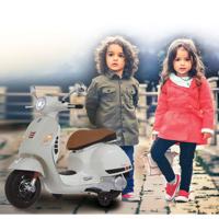 JAMARA Elektrische Vespa scooter Ride On (Wit) - thumbnail