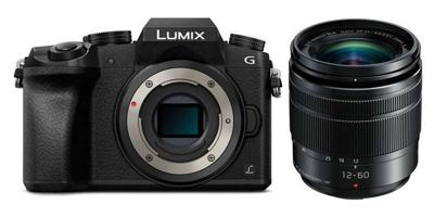 Panasonic Lumix DMC-G7M + 12-60 ASPH MILC 16MP Live MOS 4592 x 3448 pixels zwart - digitale camera's (16 MP, 4592 x 3448 pixels, Live MOS, 4K Ultra HD, touchscreen, zwart)
