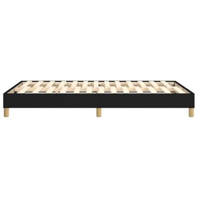 Boxspringframe stof zwart 120x200 cm