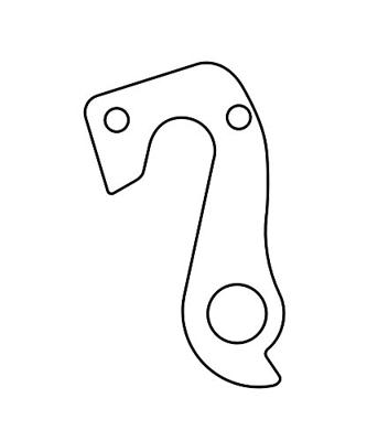 Union derailleurpad gh-103 met schroefset m4x0.7 - thumbnail