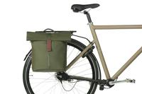 Basil Fietsshopper city mik studs 14-16 liter 11 x 29 x 36 cm - moss green - thumbnail