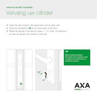 AXA AXA Security SKG** dubbele veiligheidscilinder 30-30 mm - vernikkeld - thumbnail