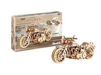 Revell 00614 Tiny Adventures - Cruiser V-Twin Motorfiets (bouwpakket) Hout - thumbnail