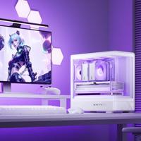 Jonsbo Mini-tower PC-behuizing, Behuizing, Gaming-behuizing Wit - thumbnail