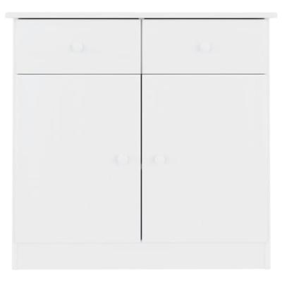 Dressoir ALTA 77x35x73 cm massief grenenhout wit