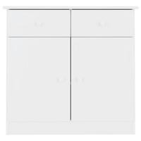 Dressoir ALTA 77x35x73 cm massief grenenhout wit - thumbnail