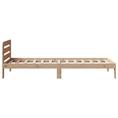 Bedframe zonder matras massief grenenhout 120x190 cm