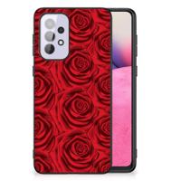 Samsung Galaxy A33 5G Bloemen Hoesje Red Roses - thumbnail
