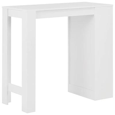 Bartafel met schap 110x50x103 cm wit