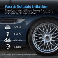 AutoSky EZ2 Compressor Bandenpomp - Draagbare Luchtcompressor - thumbnail