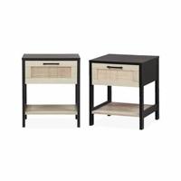 sweeek - Twee nachtkastjes met webbing - thumbnail