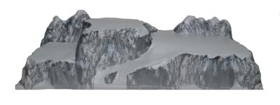 Basis kerstdorp full colour arlberg 120x40 cm - My village