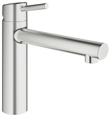 Grohe Concetto keukenkraan met medium uitloop Supersteel Grohe Concetto keukenkraan met medium uitloop Supersteel