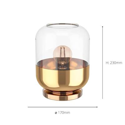 Eglo Gouden tafellampMaryvilla met glas - 900552