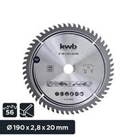 kwb 586768 Hardmetaal-cirkelzaagblad 190 x 20 mm 1 stuk(s) - thumbnail