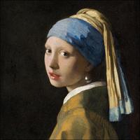 Ambiente servet 33cm girl with the pearl - thumbnail