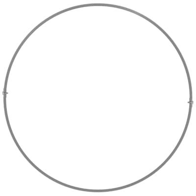VidaXL Plantenring zilver 40 x 40 x 20 cm gegalvaniseerd staal VidaXL Plantenring zilver 40 x 40 x 20 cm gegalvaniseerd staal