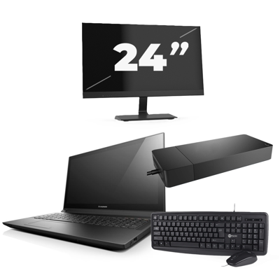 Lenovo B50-70 - Intel Core i3-4e Generatie - 15 inch - 8GB RAM - 256GB SSD - Windows 11 Home + 1x 24 inch Monitor