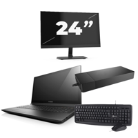 Lenovo B50-70 - Intel Core i3-4e Generatie - 15 inch - 8GB RAM - 256GB SSD - Windows 11 Home + 1x 24 inch Monitor - thumbnail