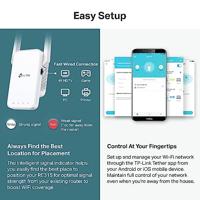 TP-Link AC1200 WiFi Extender (RE315), dekt tot 1500 sq.ft en 25 apparaten, 1200 Mbps Dual Band WiFi Booster met externe antennes, wifi-repeater, ondersteunt OneMesh - thumbnail