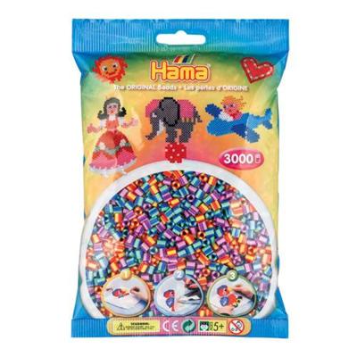 Hama strijkkralenmix gestreept (201-92), 3000st.