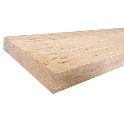Wandplank oud eiken 60 bij 20 cm van 4 cm dik massief hout met rechte randen