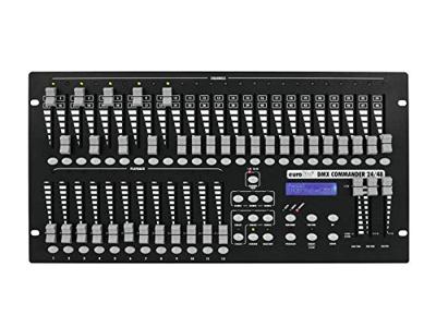 Eurolite DMX Commander 24/48 Controller DMX controller 48-kanaals 19 inch bouwvorm, Sound-to-light - thumbnail