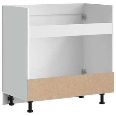 Spoelbakonderkast Porto 80x46x81,5 cm bewerkt hout grijs sonoma