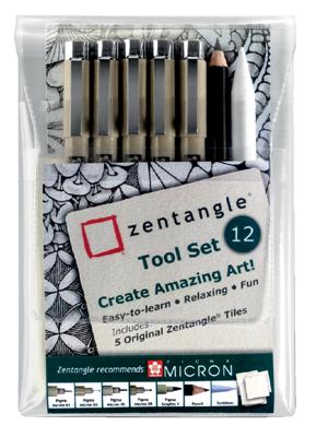 Sakura zentangle tool set - 12-delig