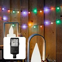 Hellum 576788 Motief lichtketting Kogel Buiten werkt op het lichtnet Aantal lampen 80 LED RGB Verlichte lengte: 7.9 m Timer - thumbnail