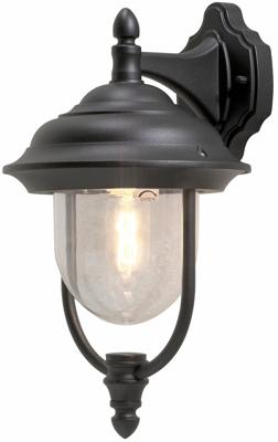 Konstsmide Parma 7222-750 Buitenlamp (wand) Spaarlamp, LED E27 75 W Zwart