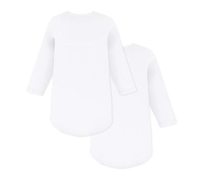 Set van 2 rompers met lange mouwen PETIT BATEAU wit