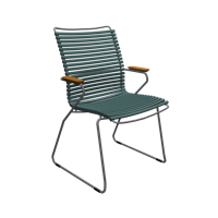 Houe Click Dining Tall tuinstoel Pine Green - thumbnail