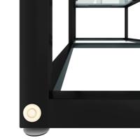 Tv-meubel 140x40x40,5 cm gehard glas witmarmerkleurig - thumbnail