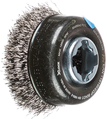 Pferd komborstel inox 60mm 0.30 x-lock pos