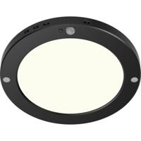 LED Plafondlamp met Bewegingssensor + Dag en Nacht Sensor - Brinton Noctis - 20W 1800lm - Natuurlijk Wit 4000K - Opbouw/Inbouw - Zwart Rond - thumbnail